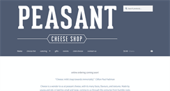 Desktop Screenshot of peasantcheese.com