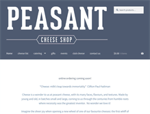 Tablet Screenshot of peasantcheese.com